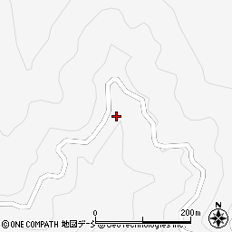 福島県郡山市熱海町中山二ノ沢周辺の地図