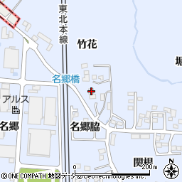 福島県本宮市本宮竹花42周辺の地図