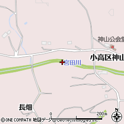 福島県南相馬市小高区神山堂平周辺の地図