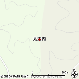 福島県二本松市東新殿太夫内周辺の地図