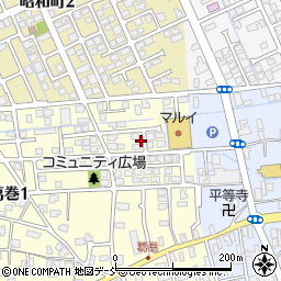 新潟県見附市葛巻1丁目2周辺の地図