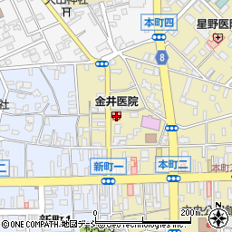 金井医院周辺の地図