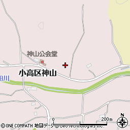 福島県南相馬市小高区神山（神山下）周辺の地図