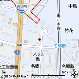 福島県本宮市本宮名郷周辺の地図