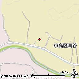 福島県南相馬市小高区耳谷（山田迫）周辺の地図