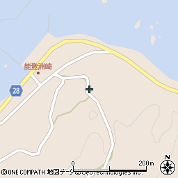 石川県珠洲市折戸町ヲ周辺の地図