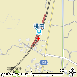 桃内駅周辺の地図