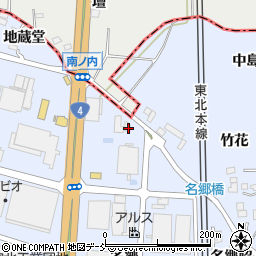 福島県本宮市本宮名郷3-1周辺の地図