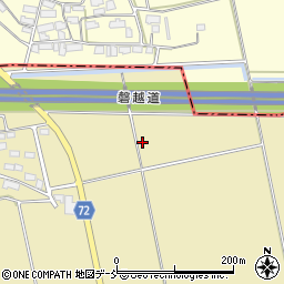 福島県会津若松市北会津町和泉（千刈）周辺の地図