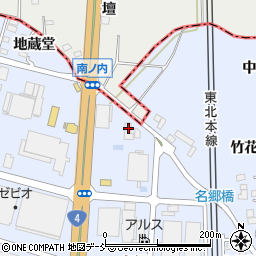 福島県本宮市本宮名郷3周辺の地図