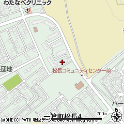 県営松長団地１号棟周辺の地図