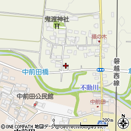 福島県会津若松市河東町倉橋槻木133周辺の地図