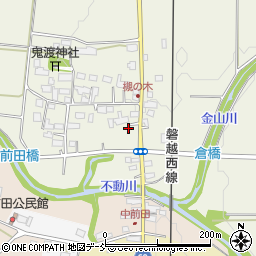 福島県会津若松市河東町倉橋槻木123周辺の地図