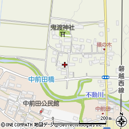 福島県会津若松市河東町倉橋槻木155周辺の地図