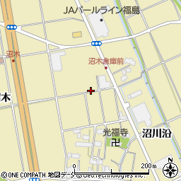 福島県会津若松市高野町大字中沼周辺の地図