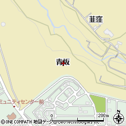 福島県会津若松市一箕町大字鶴賀青坂周辺の地図