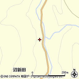 福島県西会津町（耶麻郡）下谷（沼尻乙）周辺の地図
