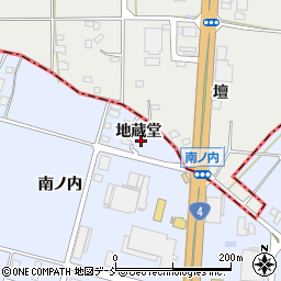 福島県本宮市本宮地蔵堂周辺の地図