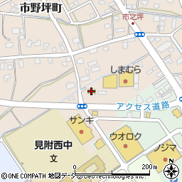 ファミリーマート見附市野坪店周辺の地図