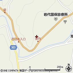 福島県二本松市百目木町72周辺の地図