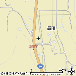 福島県会津若松市河東町八田西平周辺の地図