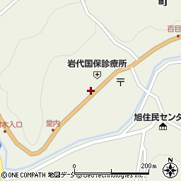 福島県二本松市百目木町86周辺の地図