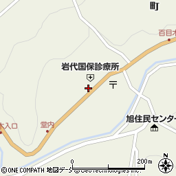 福島県二本松市百目木町87周辺の地図