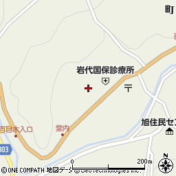 福島県二本松市百目木町58周辺の地図