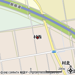 福島県会津若松市高野町大字上高野村西周辺の地図