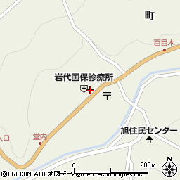 福島県二本松市百目木町90周辺の地図