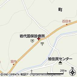 福島県二本松市百目木町95周辺の地図