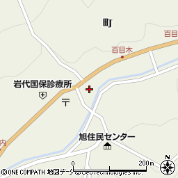 福島県二本松市百目木町215周辺の地図