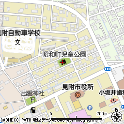昭和町児童公園周辺の地図