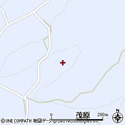 福島県二本松市茂原下知内周辺の地図
