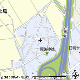 新潟県長岡市粕島周辺の地図