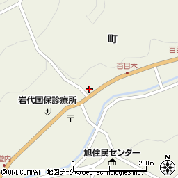 福島県二本松市百目木町104周辺の地図