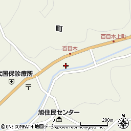 福島県二本松市百目木町208周辺の地図