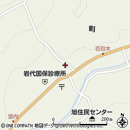 福島県二本松市百目木町102周辺の地図