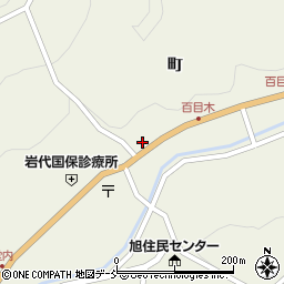 福島県二本松市百目木町110周辺の地図