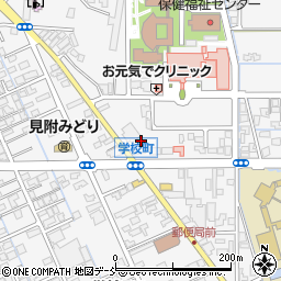 新潟県見附市学校町周辺の地図