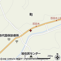 福島県二本松市百目木町210周辺の地図