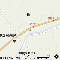 福島県二本松市百目木町207周辺の地図