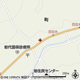 福島県二本松市百目木町111周辺の地図