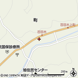 福島県二本松市百目木町206周辺の地図