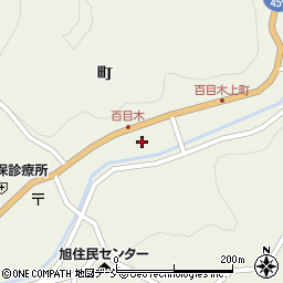 福島県二本松市百目木町201周辺の地図