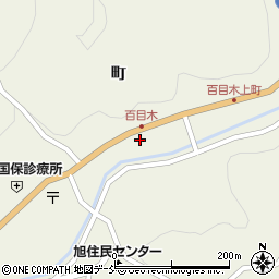 福島県二本松市百目木町204周辺の地図