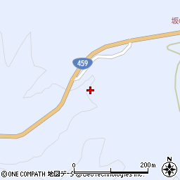 福島県二本松市西新殿大林周辺の地図