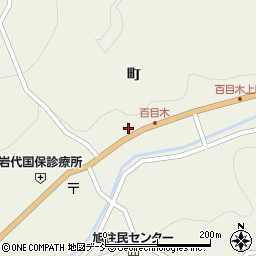 福島県二本松市百目木町121周辺の地図