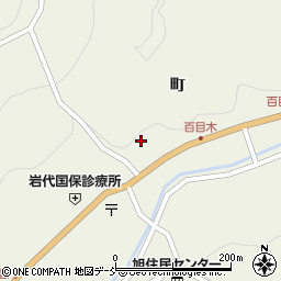 福島県二本松市百目木町115周辺の地図