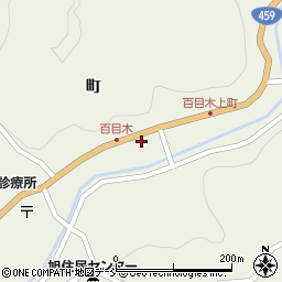 福島県二本松市百目木町196周辺の地図
